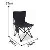 Outdoor Folding Chair with pocket Heavy Duty Foldable Beach Carry Bag for Sketching