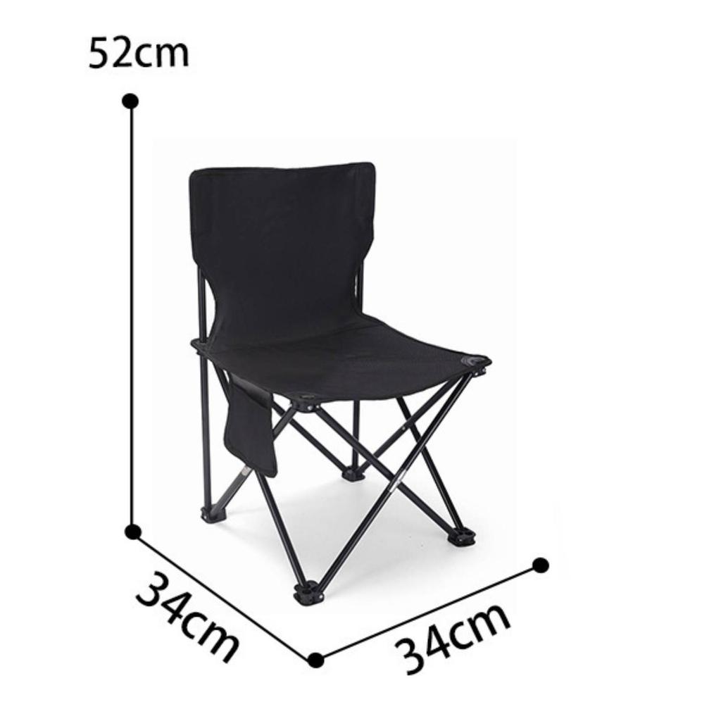Outdoor Folding Chair with pocket Heavy Duty Foldable Beach Carry Bag for Sketching