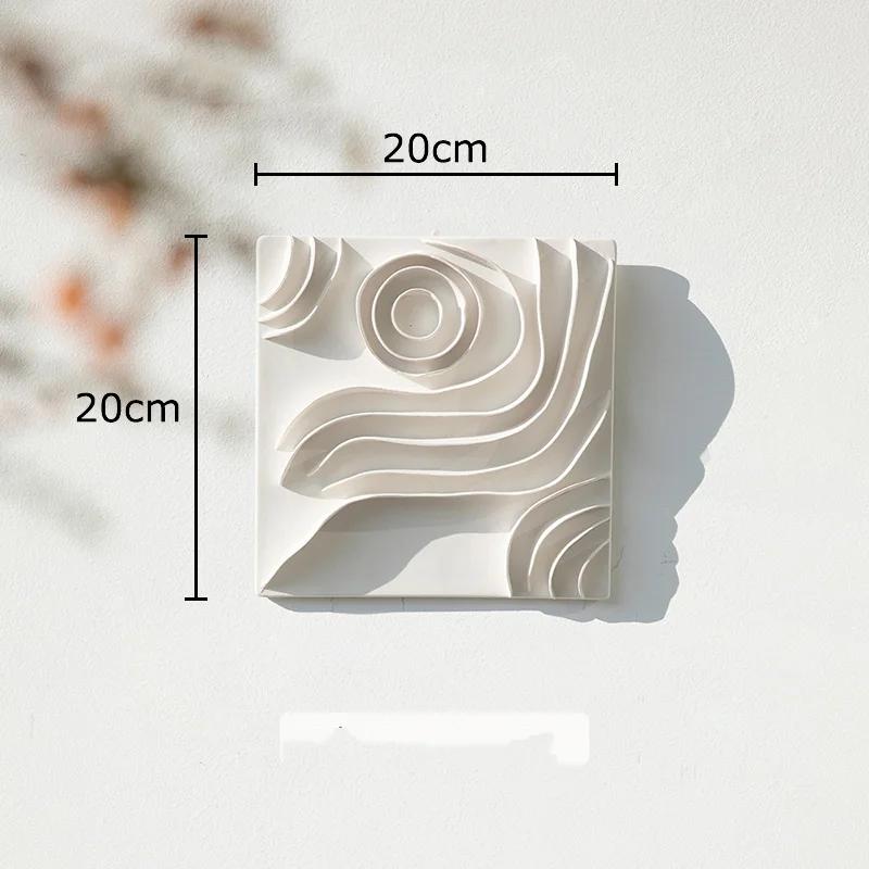 Blooming White Flower Wall Hanging Paintings Living Room Decoration Background Display Wall Mounted Floral Petals Ornaments