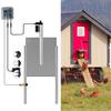 Control de Tiempo Abridor de Puerta Automático para Gallinero Kit de Apertura de Puerta Accesorios de Granja