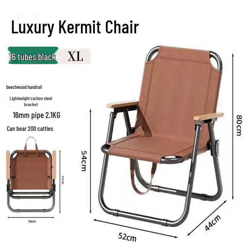 Kermit Outdoor Portable Aluminum Folding Camping & Fishing Chair