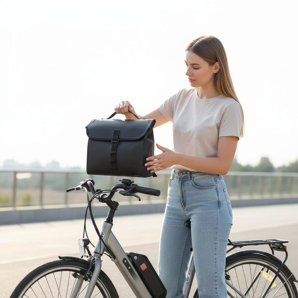New Motorcycle Bag Waterproof Leather Case Large Capacity Motorcycle Bag Rear Seat Bag Tail Pack Multifunctional Crossbody Bag
