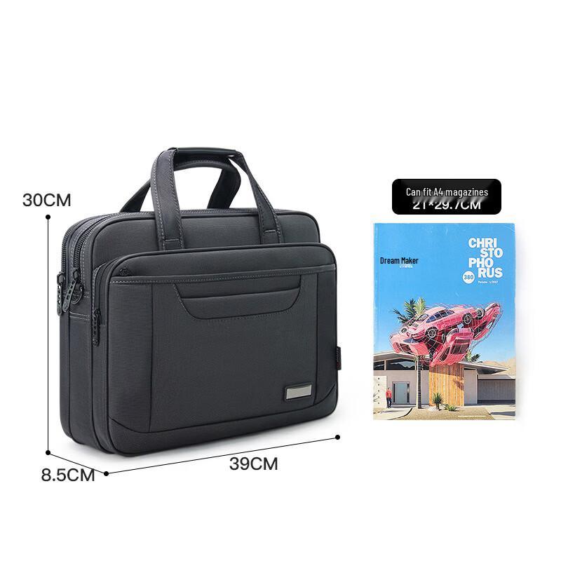 HOPECENT Men's Waterproof Business Laptop Briefcase
