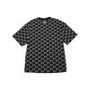 MLB New York Yankees Logo Lässiges Rundhals Kurzarm T-Shirt Unisex Oberteile Schwarz 3ATSM0843-50BKS