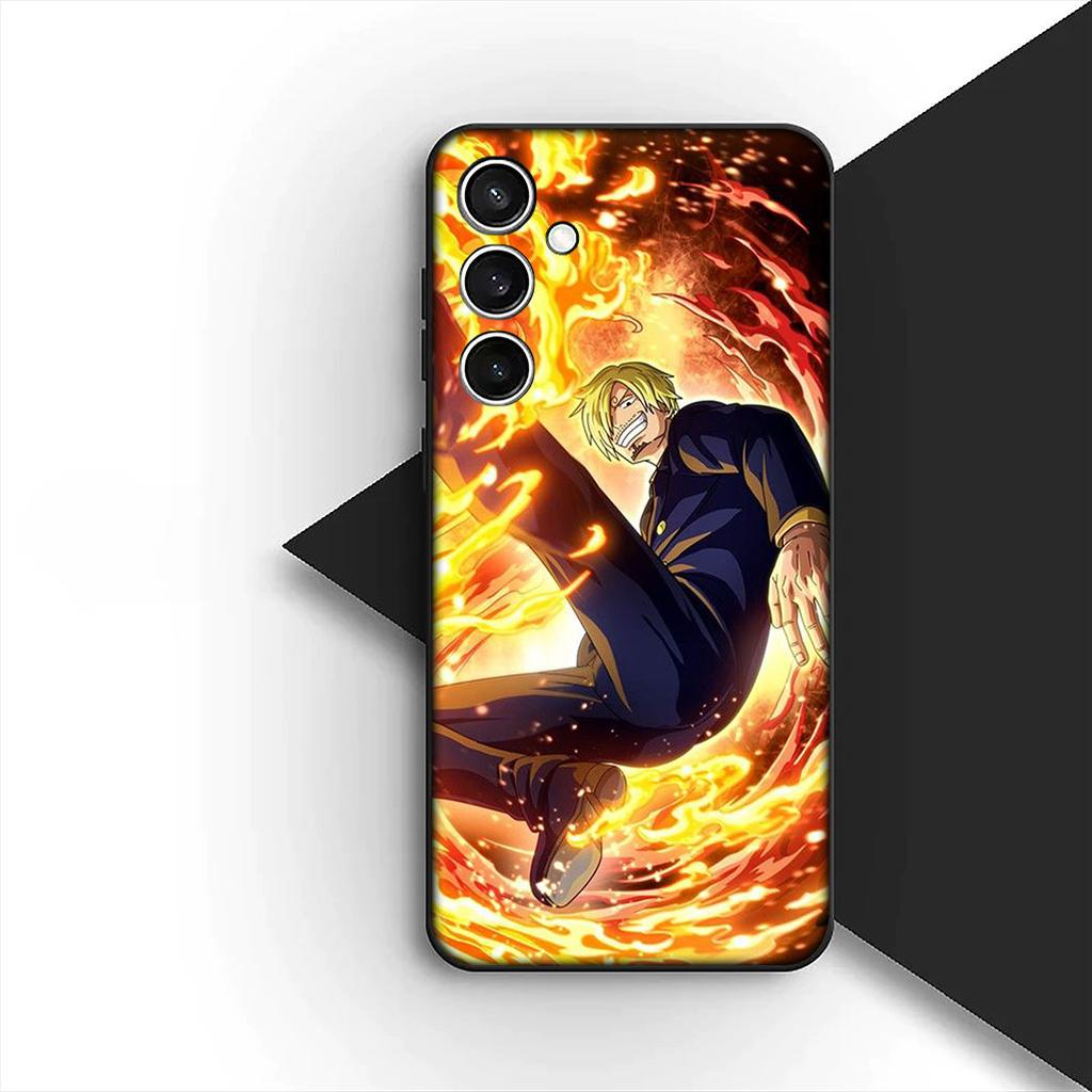 Cover for Samsung Galaxy A35 A36 A55 A26 A05 A06 A14 A50 A51 A53 A54 A12 A13 A23 Phone Case Sanji Roronoa Zoro One Piece Luffy