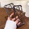 Luxus galvanisierte transparente Handyhülle für iPhone 14 13 12 11 Pro Max Plus X Xs XR Max Stoßstange stoßfeste klare Hüllen Abdeckung
