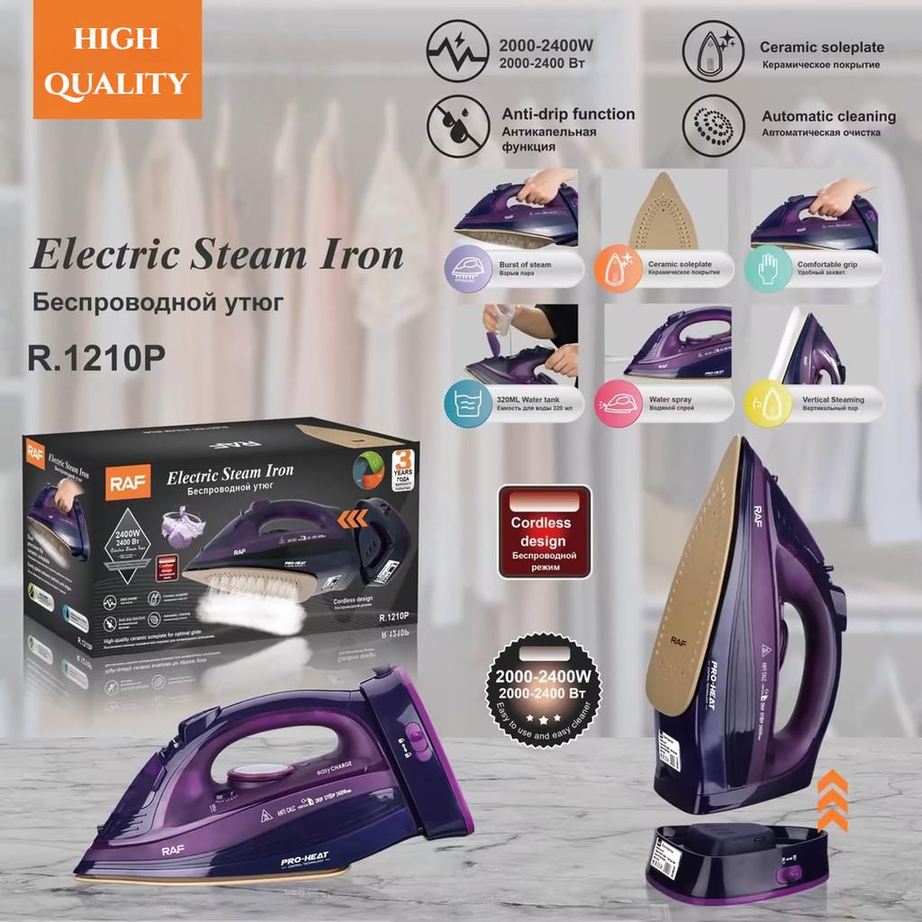2400W Household Handheld Steam Iron Detachable Clothes Ironing Machine High Power Portable Electric Iron