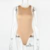 Sommer Streetwear Bodysuit Mit Doppellagigem Milchseidenstoff Für Damen