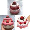 Squishy Strawberry Cake Model With Slow Rebound Pu Foam For Kids And Collectors