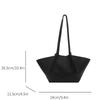 Vintage Minimalist Women Tote Bag Soft PU Leather Solid Color Handbag Large Capacity Shoulder Bag for Daily Work Commute