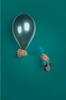 Loveline - Smooth Silicone Bunny Vibrator - Teal Blue