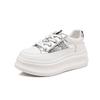 Thick-soled Leather Hollow Board Shoes, New Summer Products Increase In Height, Small Mesh Breathable Sports and Leisure Sandals