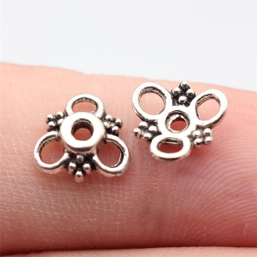 Small Bead Cap Spacer End Caps Antique Bronze Zinc Alloy Jewelry Making Craft Part As DIY Bead Cap