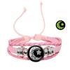 Three-layer Couple Bracelet Luminous Knitted Hand Chain Fashion Bead Woven Bracelet  Gift