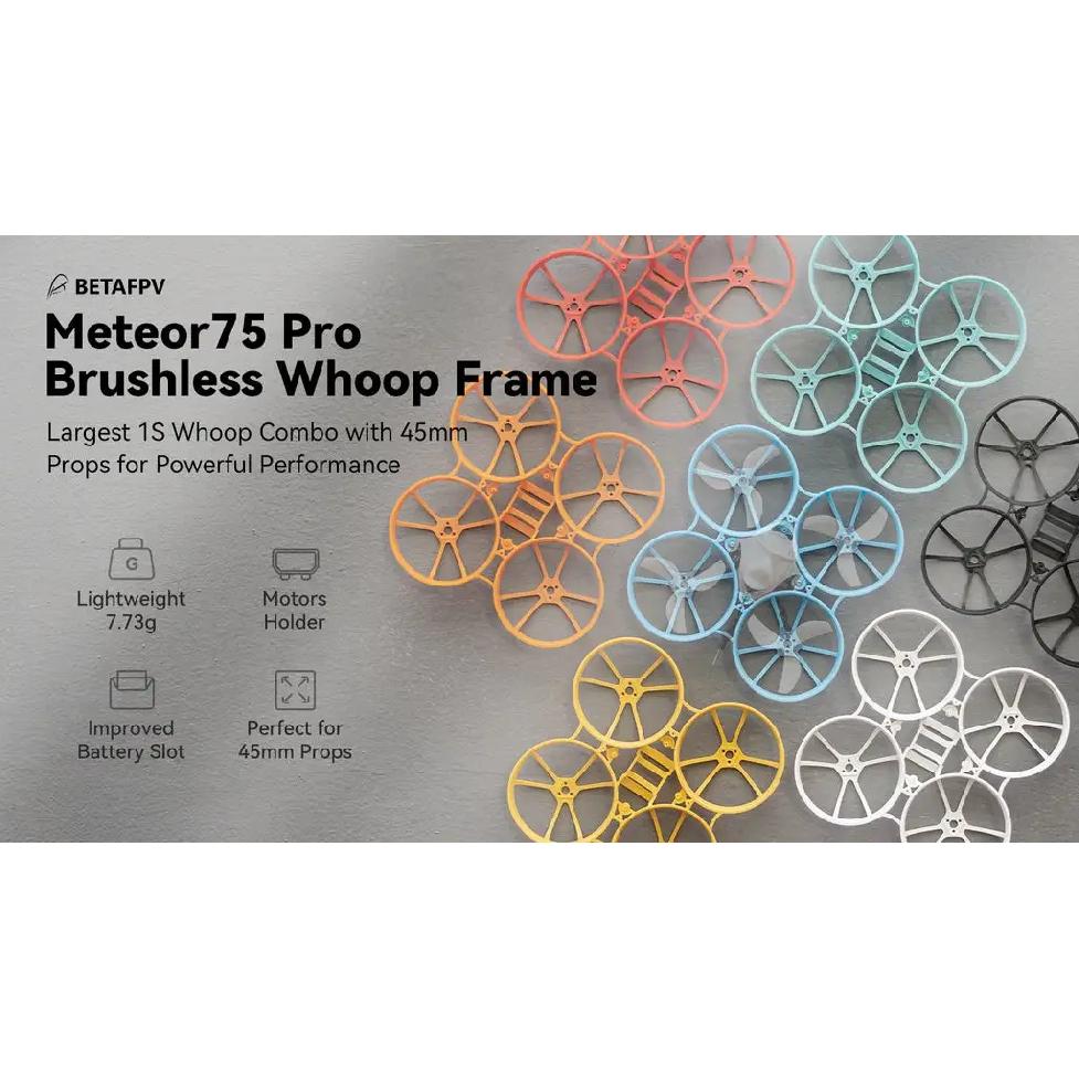 BETAFPV Meteor75 Pro FPV Drone Frame KIT 1S Micro Brushless Whoop Meteor 75 FPV Racing RC Drone Quadcopter Frame