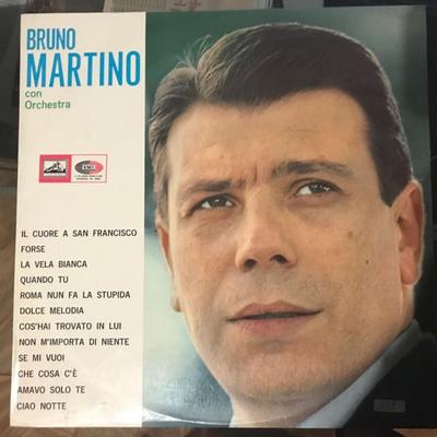 LP Schallplatte ORCHESTRA BRUNO MARTINO - Bruno Martino Mit Orchester QELP8114 La Voce Del Pad 1964 Italien Pop Gebraucht