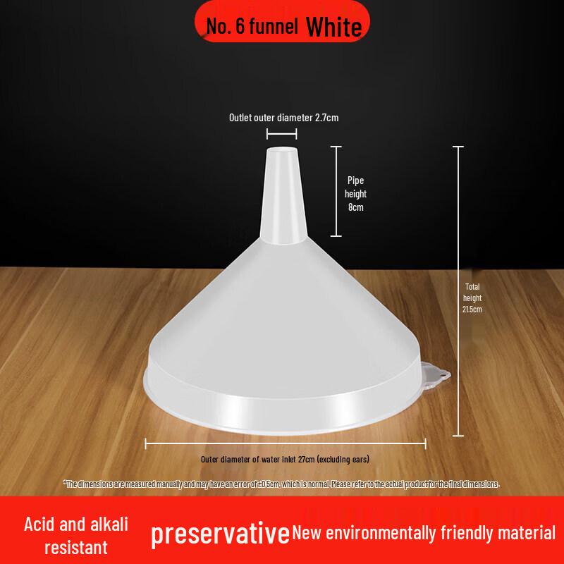 Qiwei Extra Large Red Plastic Funnel