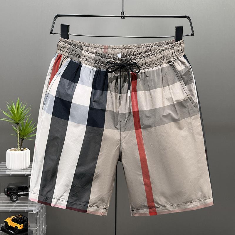 Pantalones cortos casuales de verano de talla grande para hombre, ropa vintage, pantalones cortos de verano con cintura elástica