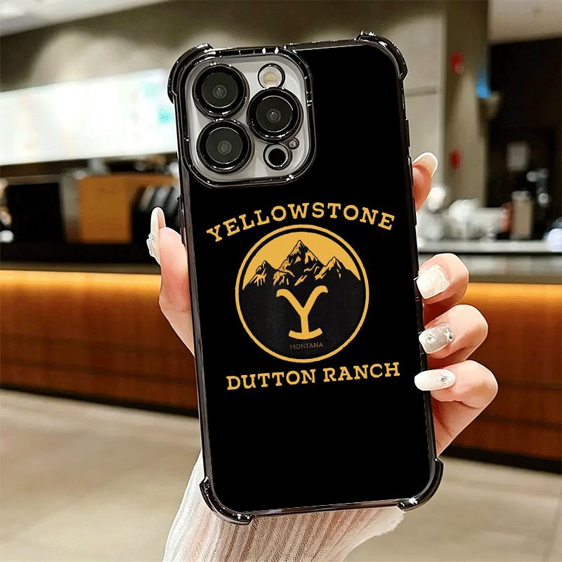 Y-Yellowstones TV Soft Phone Case For iPhone 15 16 17 Air 14 Pro Max 16E Plus 13 12 Mini Plating Anti-Fall Fundas