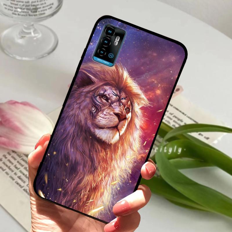 Case For ZTE A71 Coque A 71 Marble TPU Soft Silicone Funda Phone Case For ZTE Blade A71 a71 Shockproof Animals Cover Capa Bumper