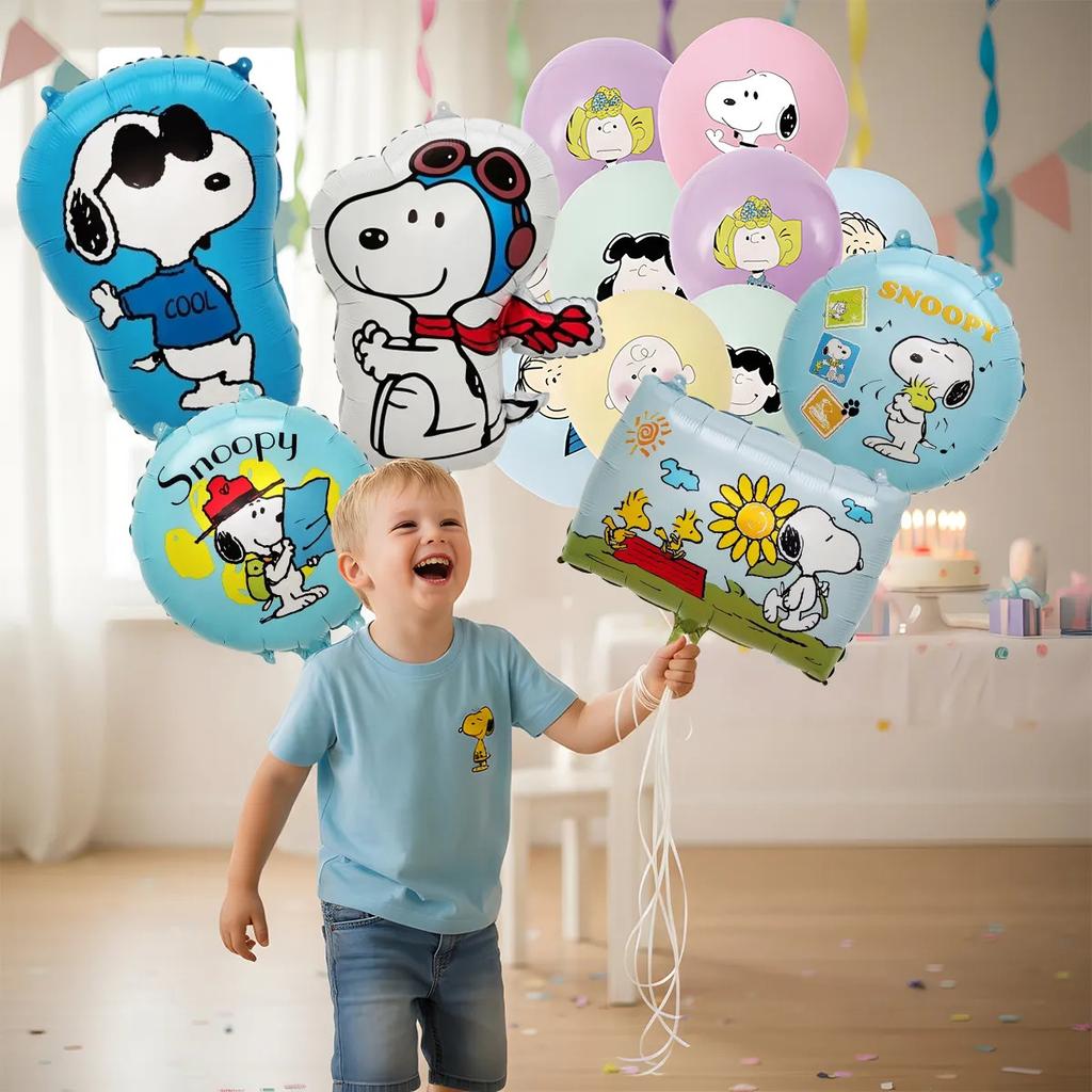 Snoopy Fiesta Kit Birthday Balloons Decoration 15 Pieces