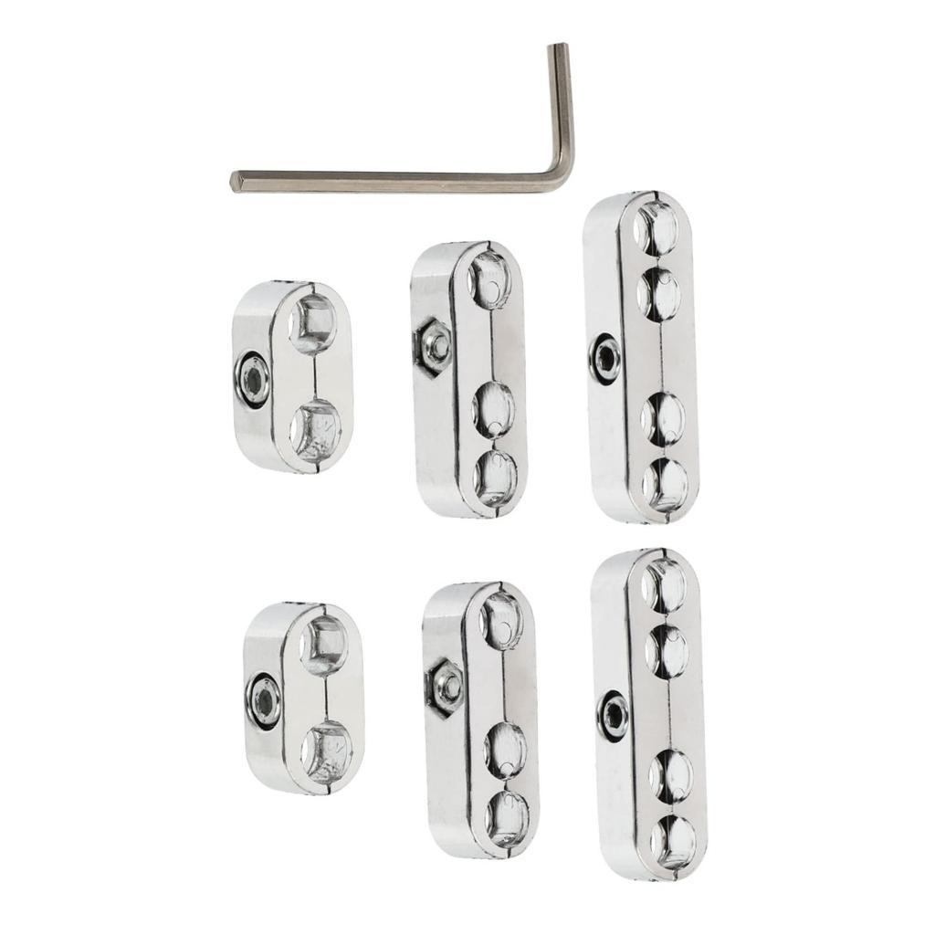 OSOLADY 1 Set Wire Separator Wire Loom Auto Wire Spark Plug Car Wire Separator Divider Ignition Wire Holder Silver Ab