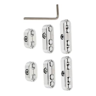 OSOLADY 1 Set Wire Separator Wire Loom Auto Wire Spark Plug Car Wire Separator Divider Ignition Wire Holder Silver Ab