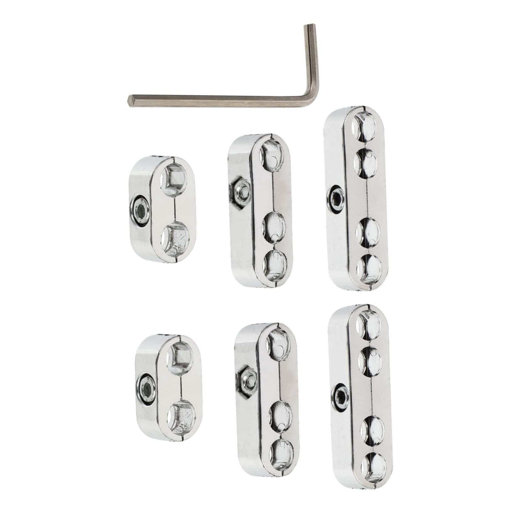 

OSOLADY 1 Set Wire Separator Wire Loom Auto Wire Spark Plug Car Wire Separator Divider Ignition Wire Holder Silver Ab 4.8X1.8cm серебряный