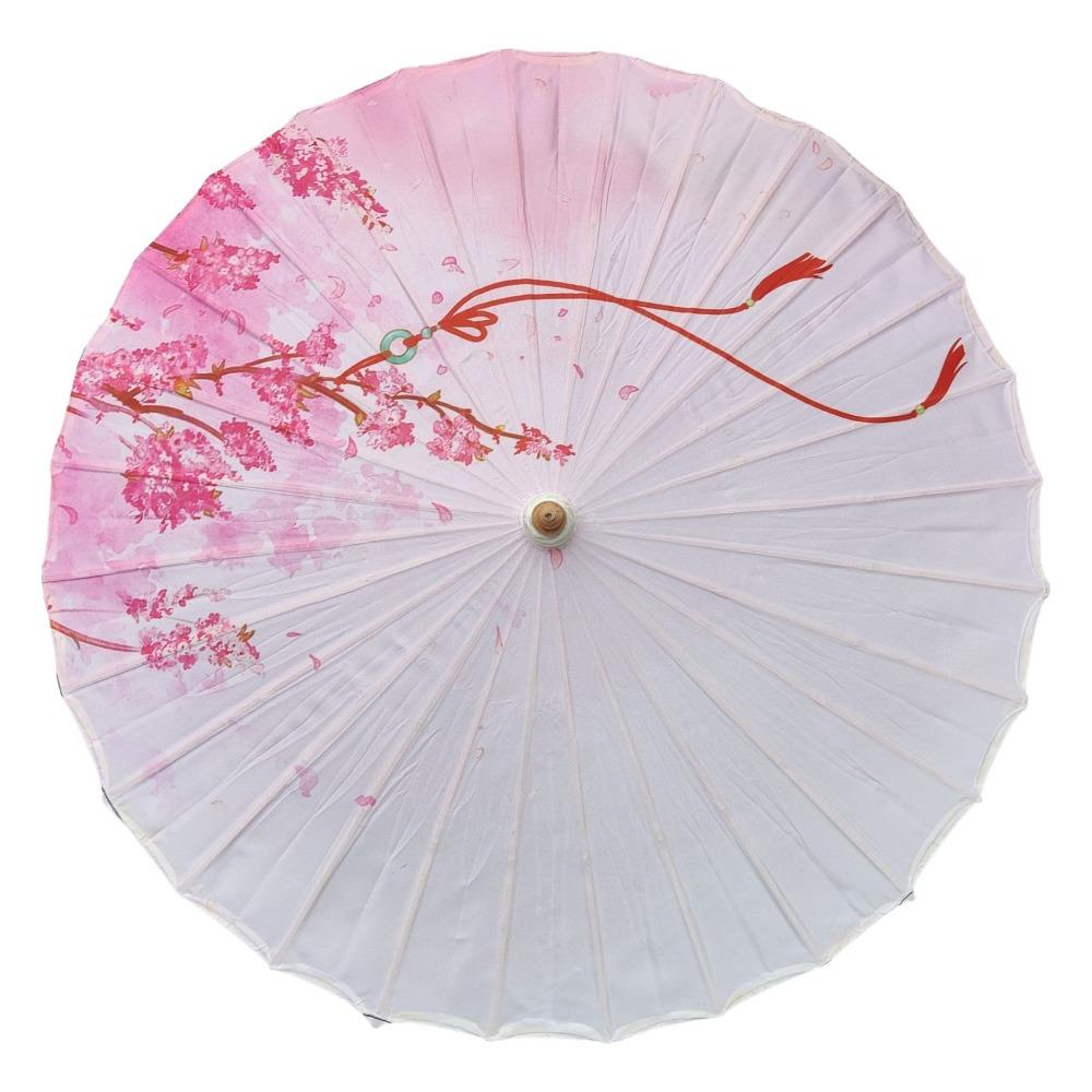 70 Cm Silk Cloth Women Umbrella Chinese Style Chinese Oil Paper Umbrella  Photograph Prop