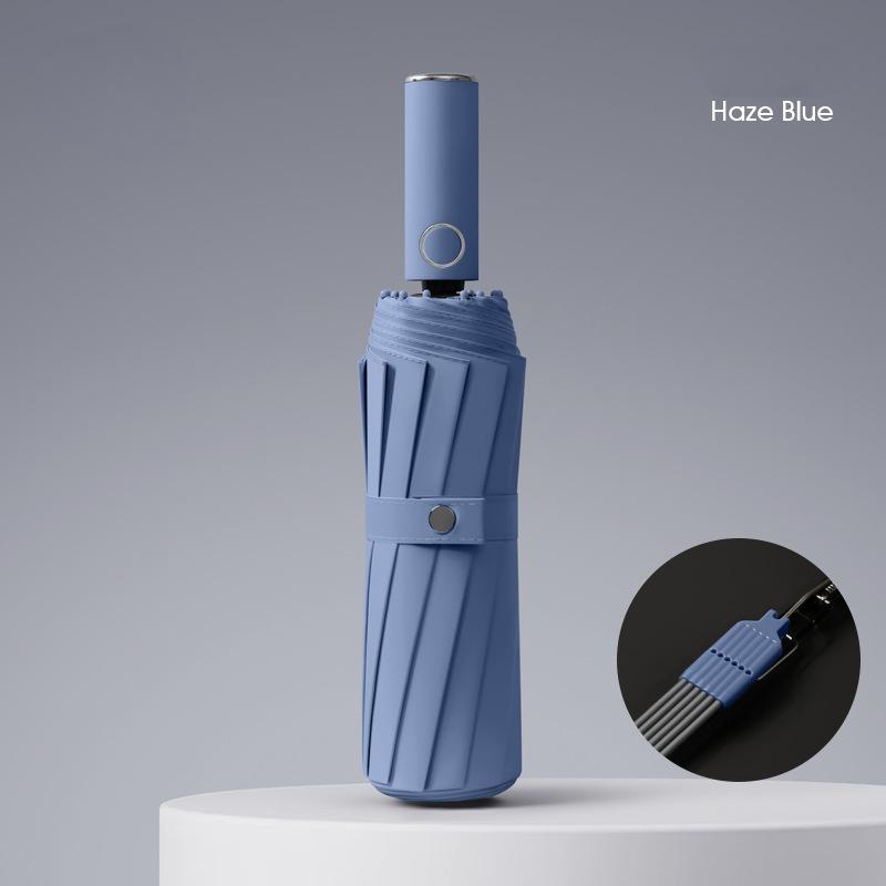 264 Bone Automatic Umbrella For Women'S Weather And Rain Special Folding Plus Size Men'S Storm-Resistant Reinforced Umbrella