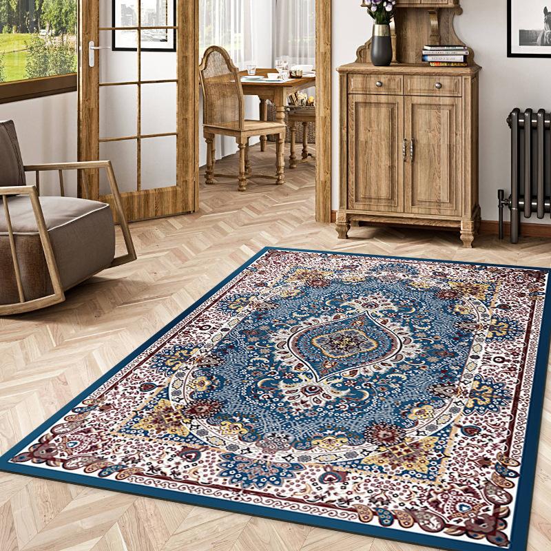 Persia Living Room Carpet Easy Care Crystal Velvet Sofa Tea Table Carpet