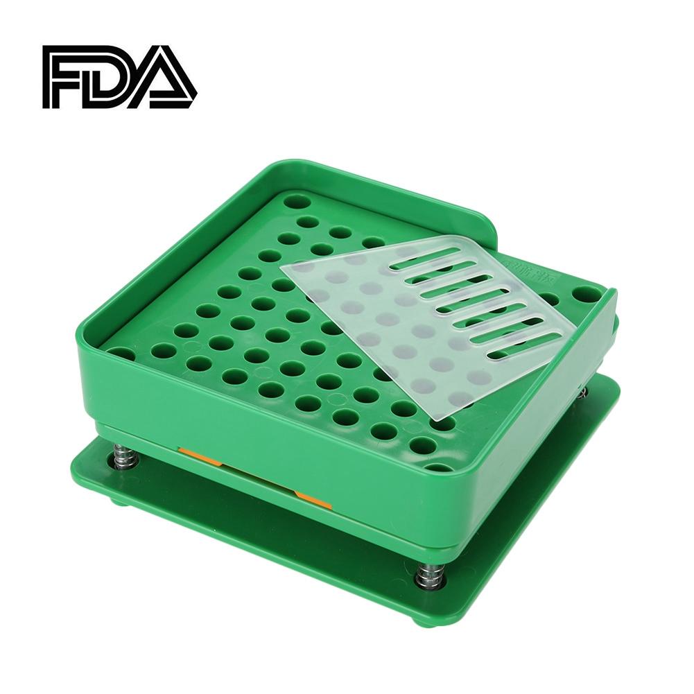 64 otvorů Prázdný plnič kapslí Rozpěrné desky na prášek Nástroj pro plnění kapslí 0# Čínská edice