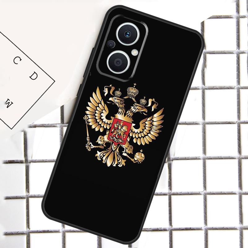 

Russia Flag Coat Arms Phone Case For OPPO Reno 7 8 Lite 8T 10 11 12 13 14 Pro 14F OPPO Find X9 X8 X6 X5 Pro Cover OPPO Find X8 Pro