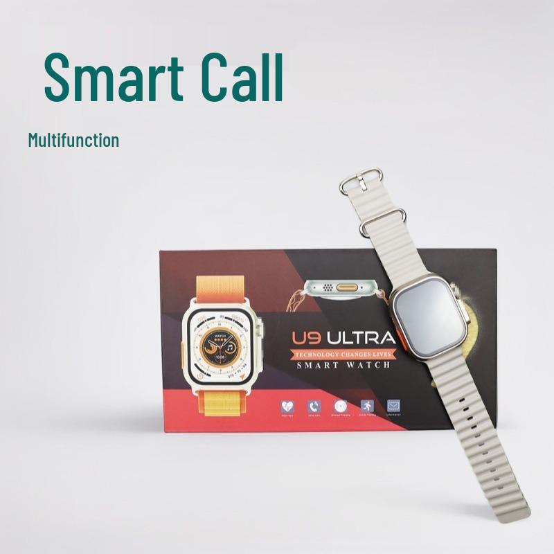 JS12ULTRA3 Smartwatch: Heart Rate & Blood Pressure Monitor with Dynamic Island