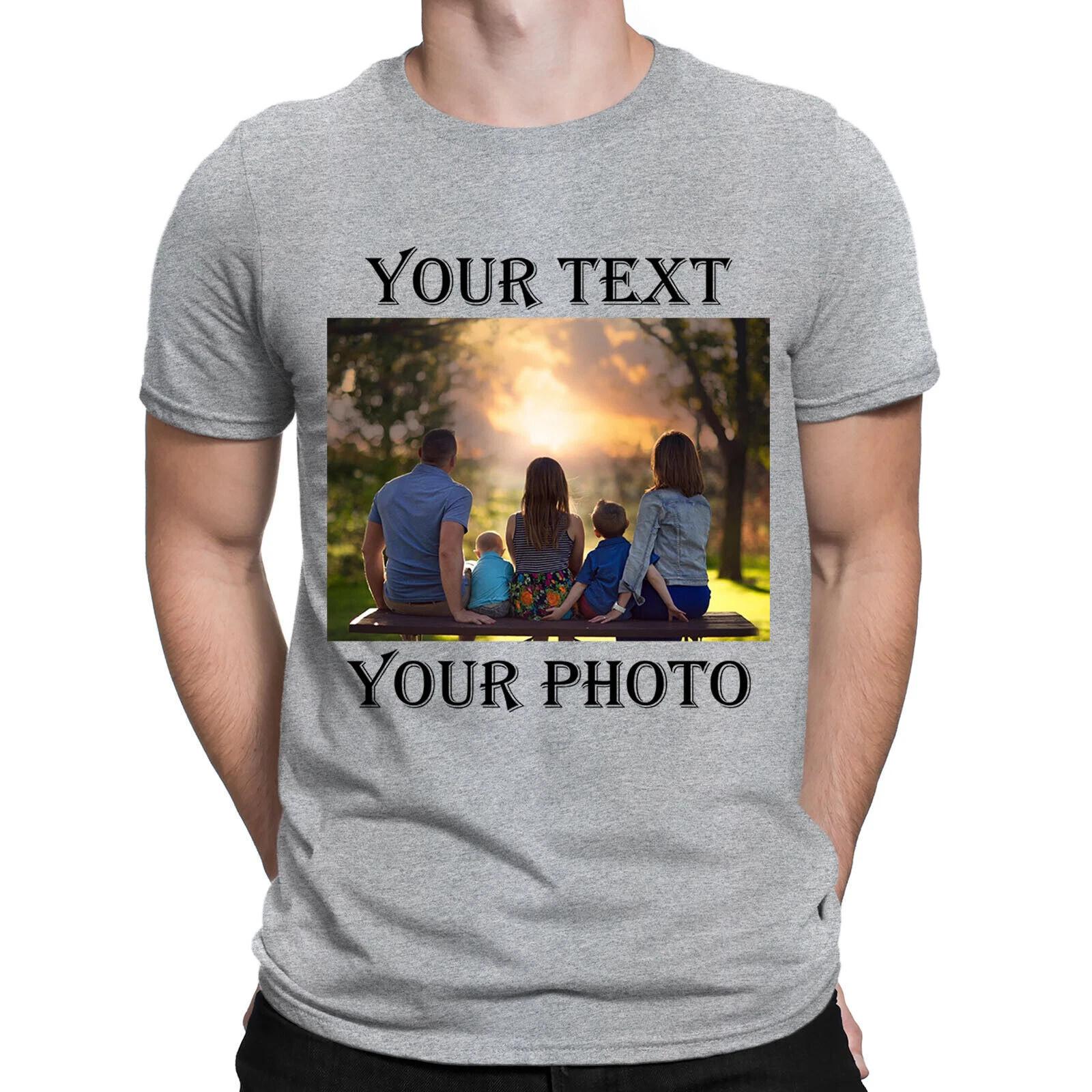 

Personalised Your Text Photo Image Stag Do Hen Party Adults T-Shirts #DNE 1T9A5 2XL