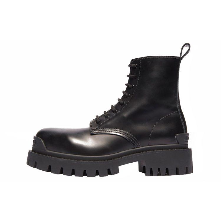 Balenciaga Strike Lace Up Boot Black Women's 590974WA9601000