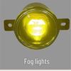LED Yellow Front Fog Light for Dongfeng Liuzhou Balong 507, Chenglong 609, Balong M43