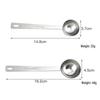 MDNG Stainless Steel Coffee Measuring Spoons with Scale, Small (Set of 2)