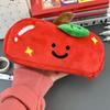 Red Apple Pencil Case/Makeup Bag/Portable Bag, Large Capacity Pen Case, Mark Pen Storage Bag, Perfect Back To School Gift