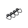 Rail Steel for Trailer Black Bolt-on V-Ring Bolton V-Ring Hangers Trailers Hook Cargo Tie-Down