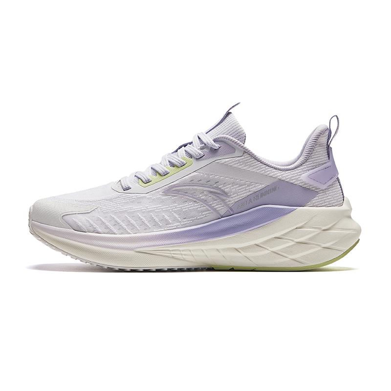 

Anta Cushioned Anti Slip And Wear Resistant Lightweight Low Top Casual Running Shoes Women s White Purple Sneakers 922425502-3 38