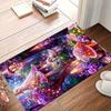 Enchanted Forest Mushroom Design Non-Slip Area Rug Durable for Living Room Machine Washable Decorative Carpet Mat Very Funny