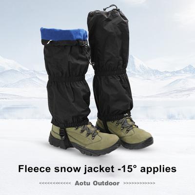 1 par de capas para sapatos de neve polainas para pernas à prova d'água ajustáveis à prova de vento polainas para botas de neve tamanho único unissex adulto crianças inverno caminhadas caminhada caça