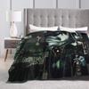 Silent Hill Horror Movie Games Super Soft Blankets Plush Bedding Throws Comfortable Couch Chair Flannel Bedspread Sofa Bed Cover