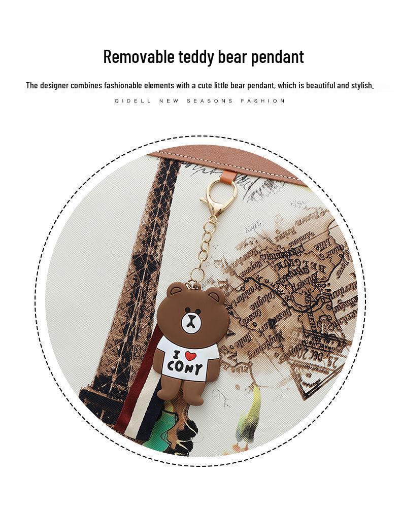 Borsa Trolley Grande Impermeabile da Donna con Ruote Universali