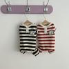 Cute Soft Cotton Striped Dog Jumpsuit Breathable Anti-Shedding Pet Pajamas Four Legs Puppy Clothes Pet Supplies