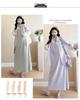 2026 Colorful Tie-Dye Vest Dress + Sun Protection Shirt for Pregnant Women, Slimming & Loose Ice-Cool Maternity Set