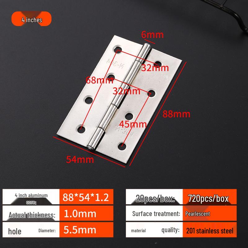 Tiché panty pro skříně a okna z nerezové oceli 304 - Velikosti: 1'', 1,5'', 2'', 3'', 4''