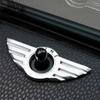 1 Stück Set mit Diamanten Metall Auto Türverriegelungsstift Flügel Emblem Abzeichen Aufkleber Abdeckung für Mini Cooper S F54 F55 F56 F60 R55 usw.
