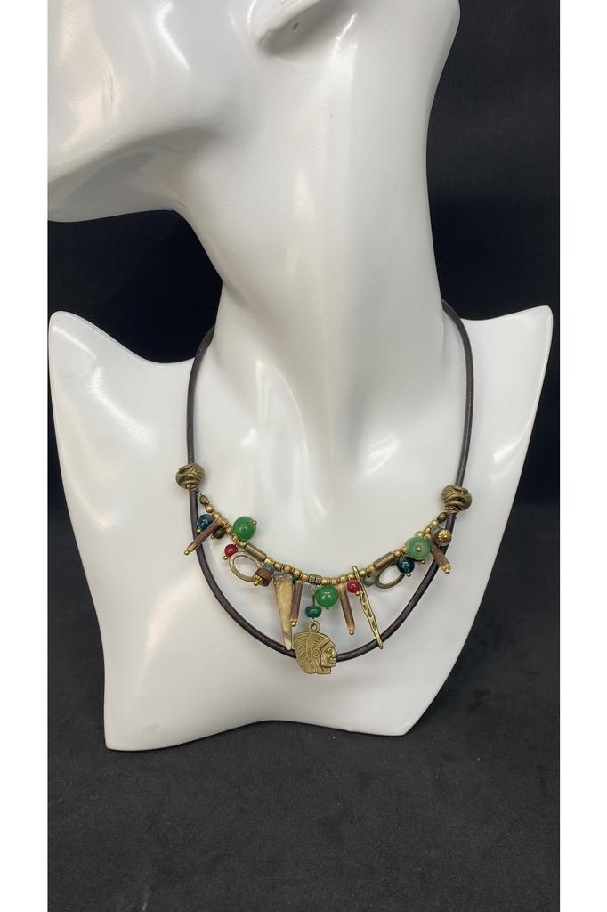 Valentine's day Birthday Gift Handmade Ethnic Authentic Hippie Bohemian Fashion Jewelry Necklace